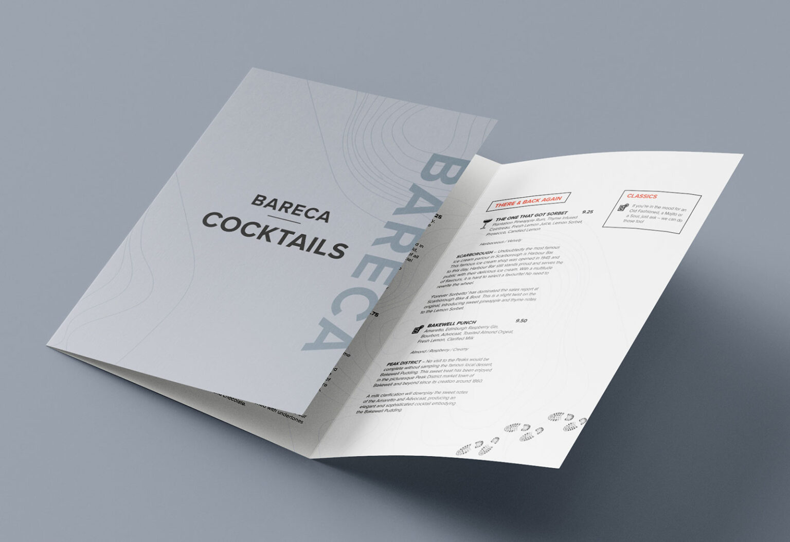 Mint Leeds Branding Design Menu Hospitality