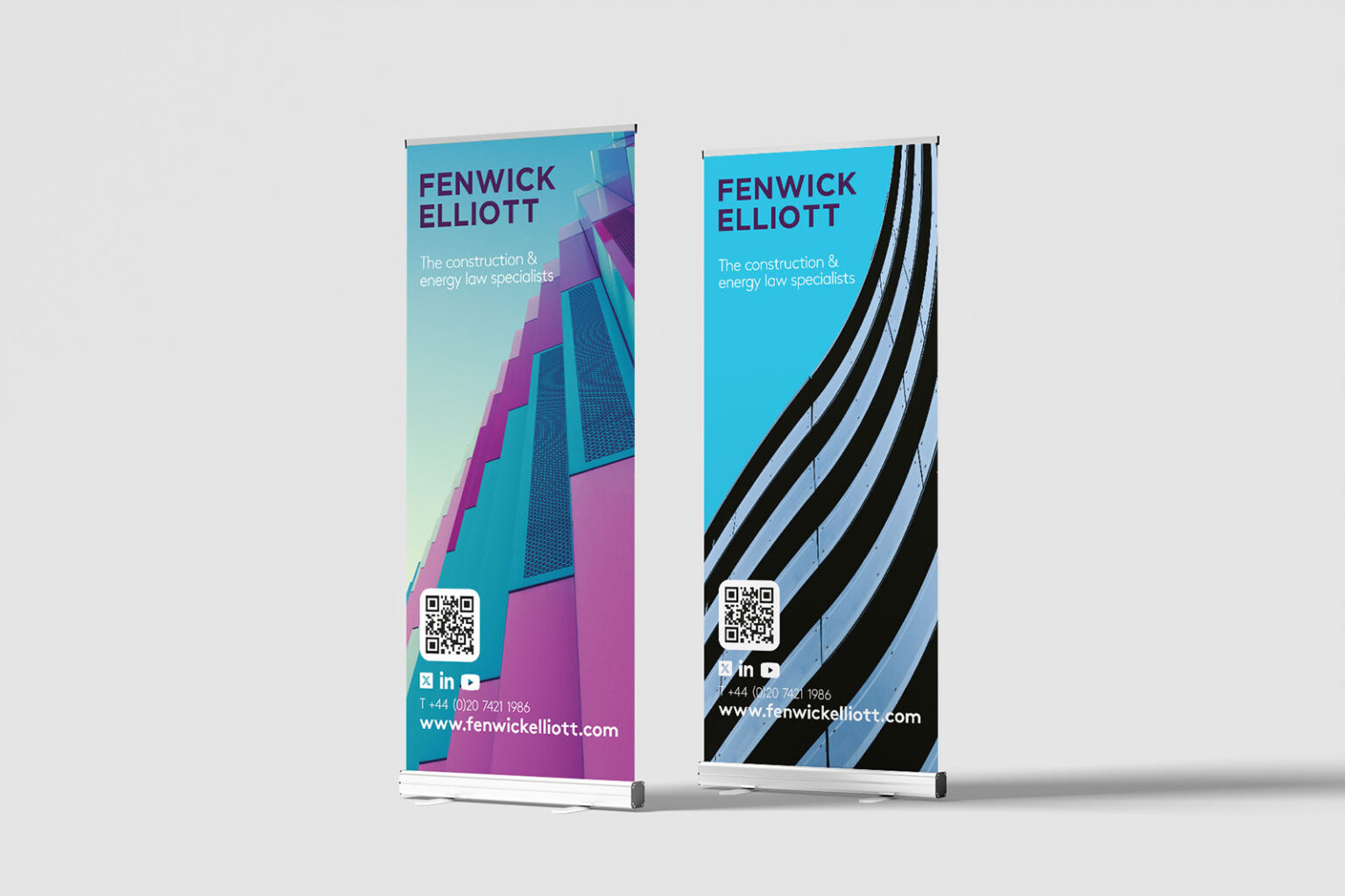 Mint Leeds Design Fenwick Elliot Pull Up Banners
