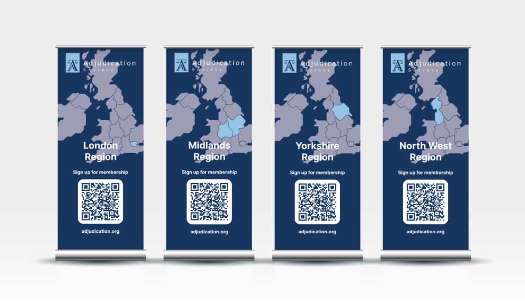 Legal Sector Specialists Adjudication Society Regional Pull Up Banners