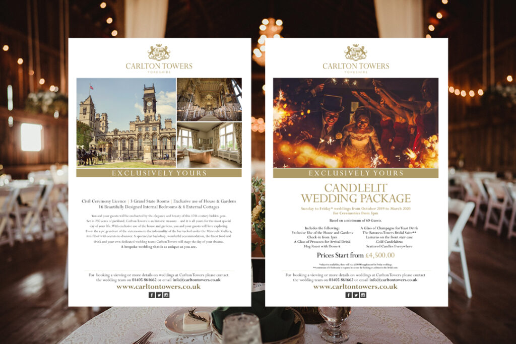 Mint Design Agency UK Yorkshire Wedding Venue