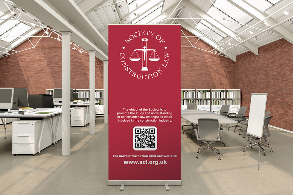 Mint Design Specialist Legal Sector Society of Construction Law Banner