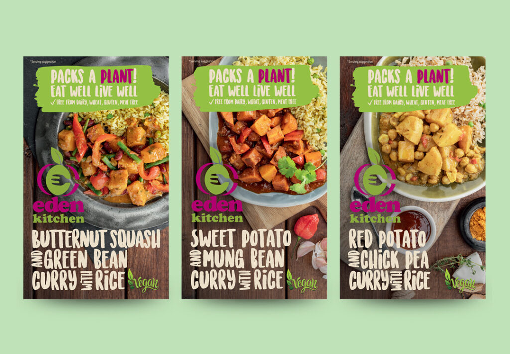 Mint Leeds Designers Vegan Meals Packaging