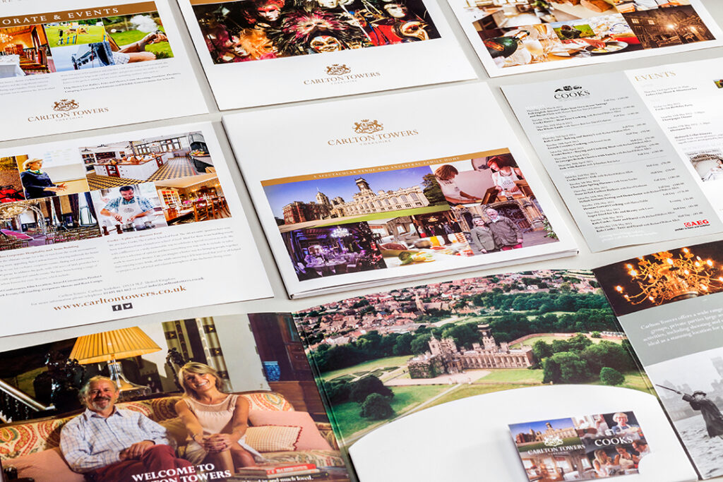 Mint Leeds UK Stately Home Wedding Venue Branding Brochures