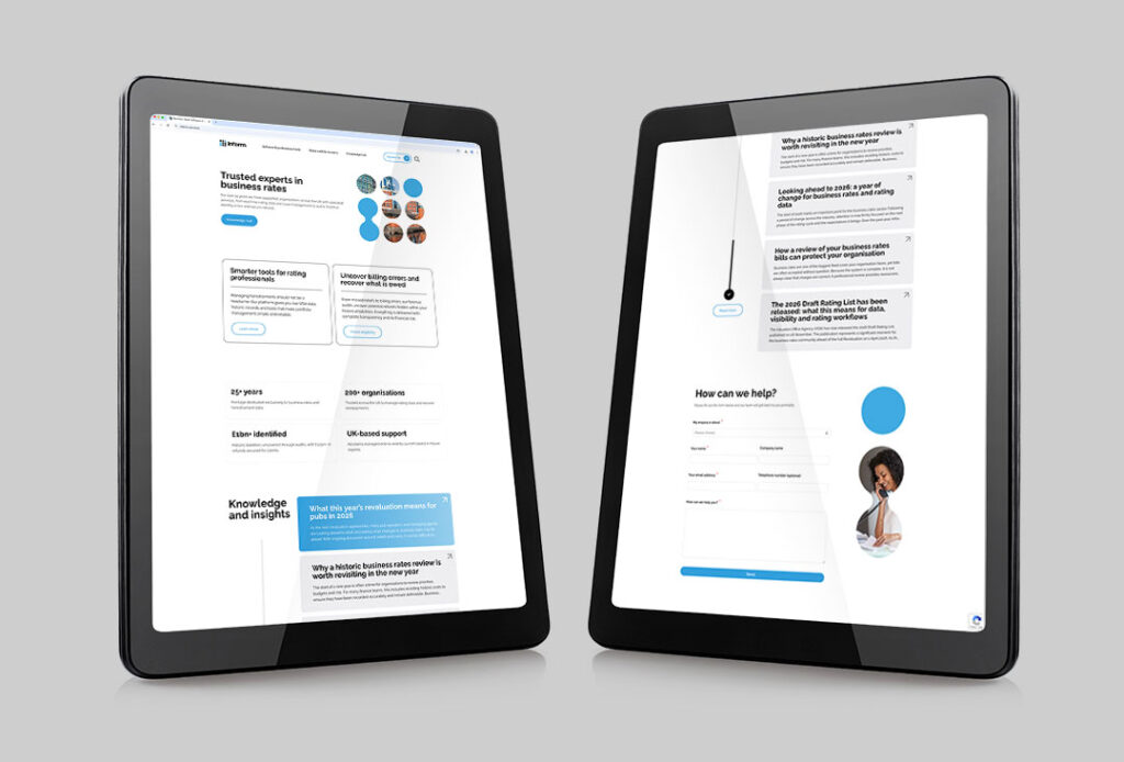 Mint UK Leeds Design Agency Technology Sector Website Design 2