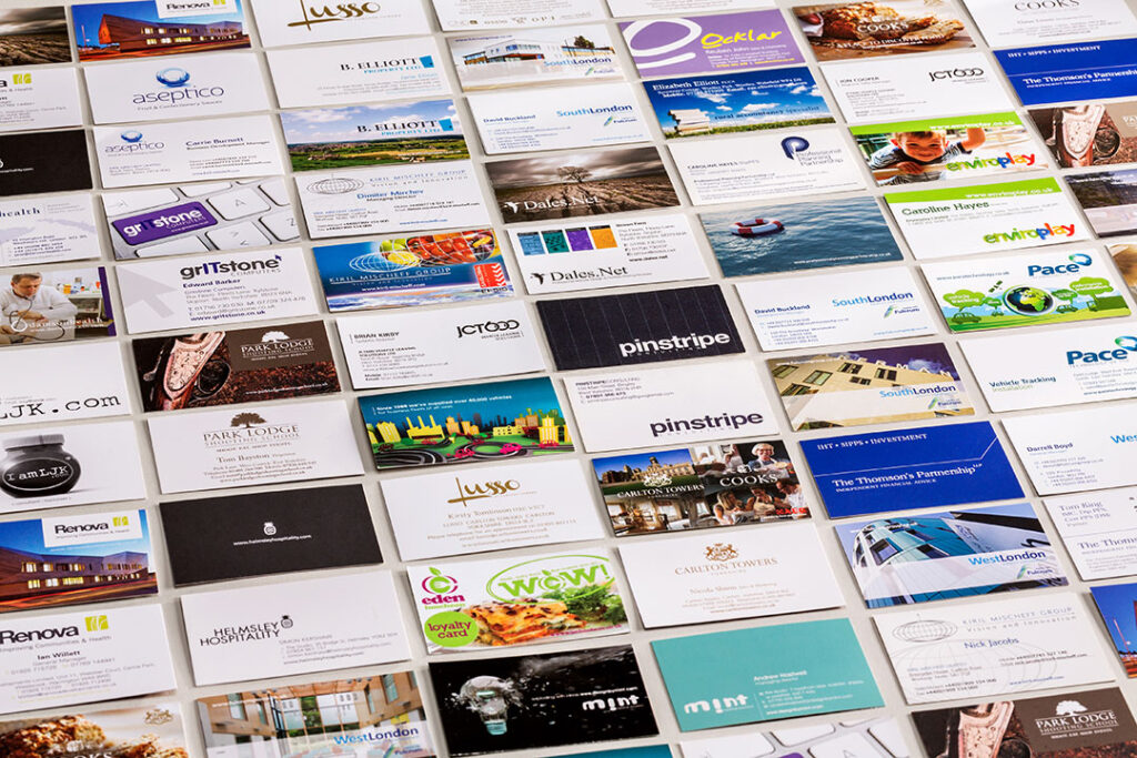 Mint Leeds London Specialist Branding Business Card Design 1